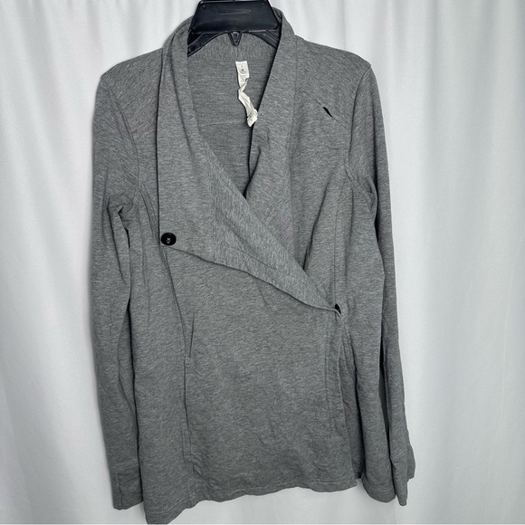 Lululemon Coast Wrap II Size 4 Heathered Medium Grey - Picture 15 of 16